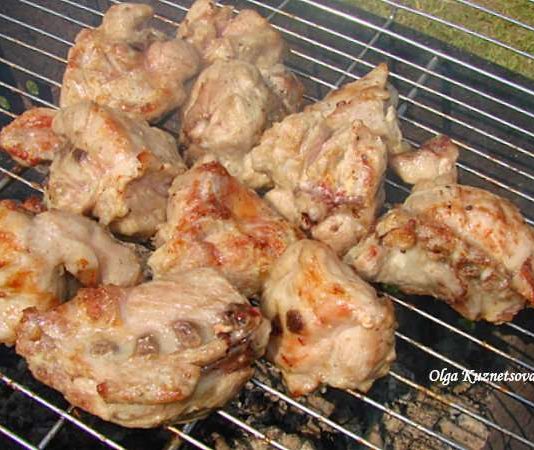 Куприка індички на грилі.