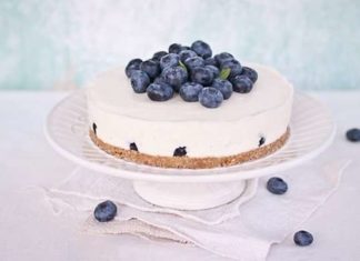 Чорничний торт без випічки.