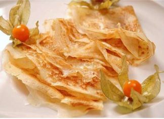 Тонкі крохмальні млинці.