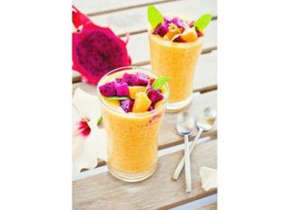 Манговий суп з тапиокой.