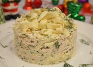 Недорогі салати з куркою