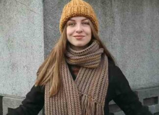 Простий шарф гачком. Майстер-клас